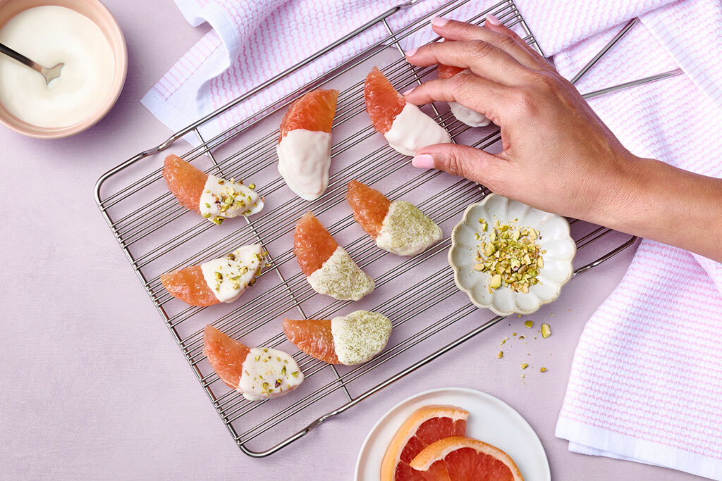Chocolate Dipped Florida Grapefruit Segments